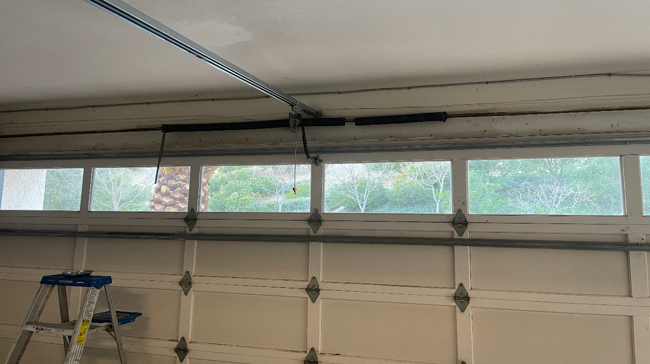 Garage door broken spring